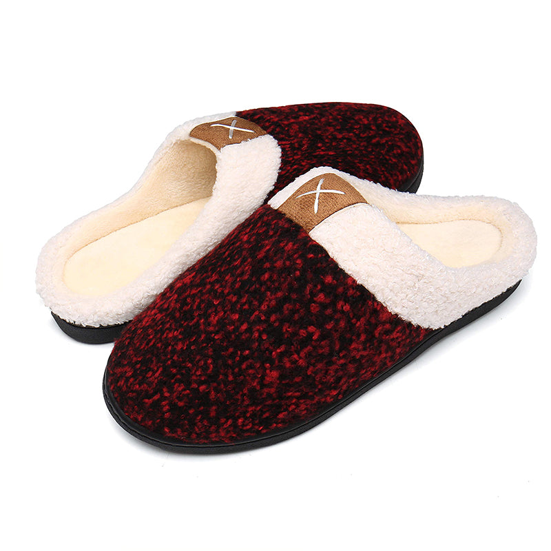 Memory foam slippers for men and women-ABOXUN