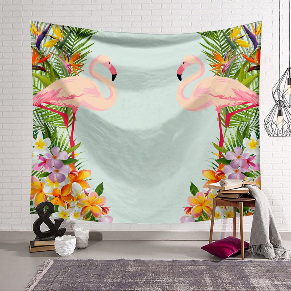 🎁Flamingo Style Wall Hanging Blanket ( 49% OFF Today )-ABOXUN