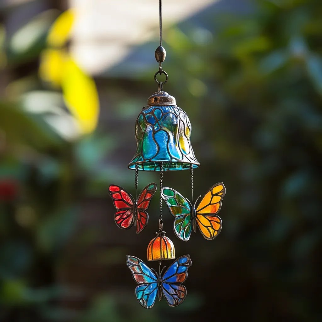 🔥Last Day: BUY 3 GET 1 FREE -🌈🦋Butterfly Wind Chime Decoration✨Handmade