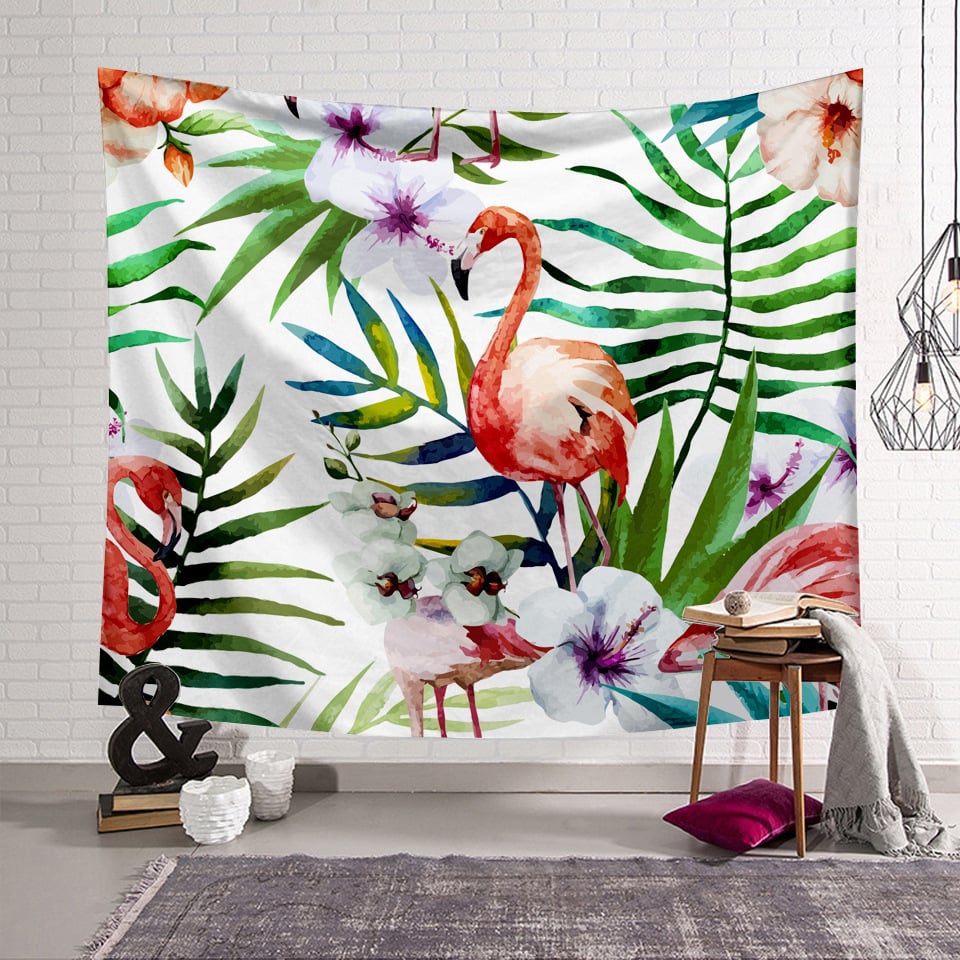 🎁Flamingo Style Wall Hanging Blanket ( 49% OFF Today )-ABOXUN