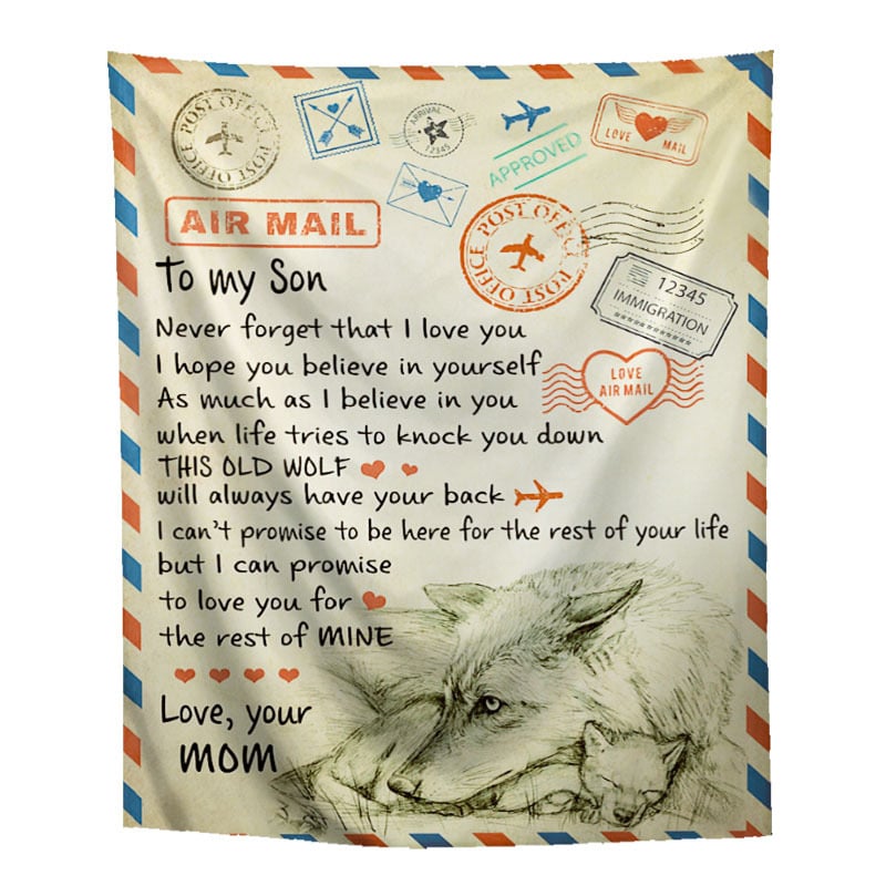 🎁Son's Gift - Warm Gift Blanket (49% OFF TODAY)-ABOXUN