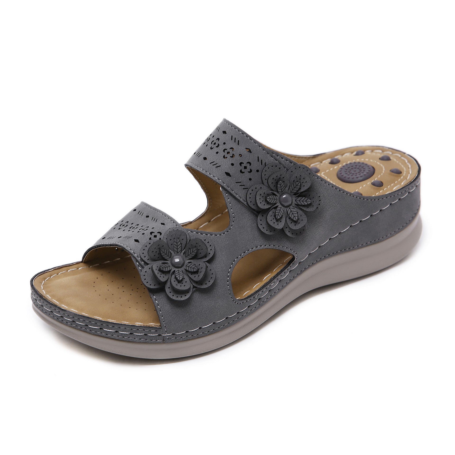 Vintage Ladies Comfort Slippers-ABOXUN