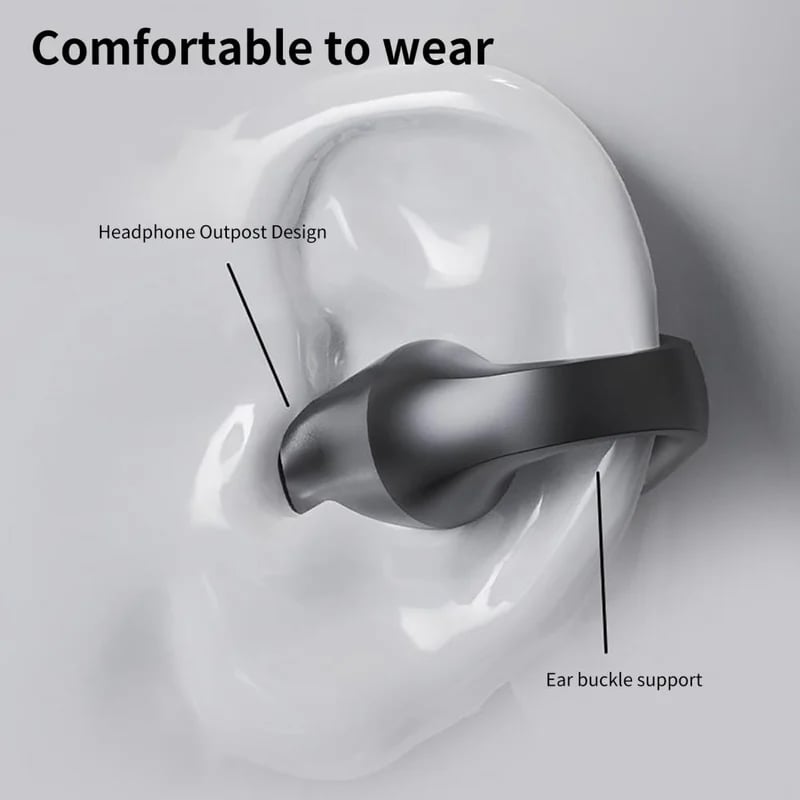 🎧Hot Sale - 49% OFF🎁 Wireless Ear Clip Bone Conduction Headphones🎧