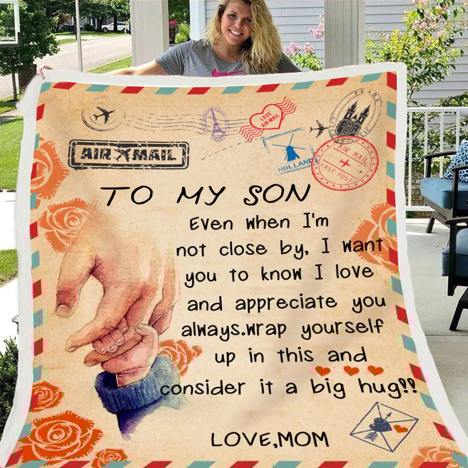 🎁Son's Gift - Warm Gift Blanket (49% OFF TODAY)-ABOXUN