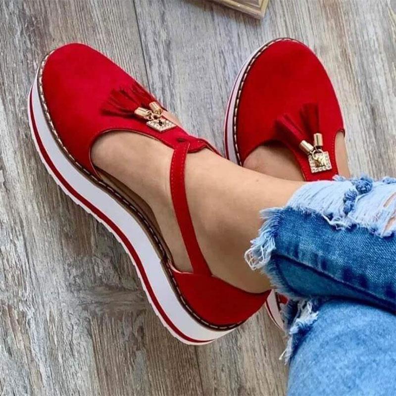 Women's Casual Tassel Shoes-ABOXUN