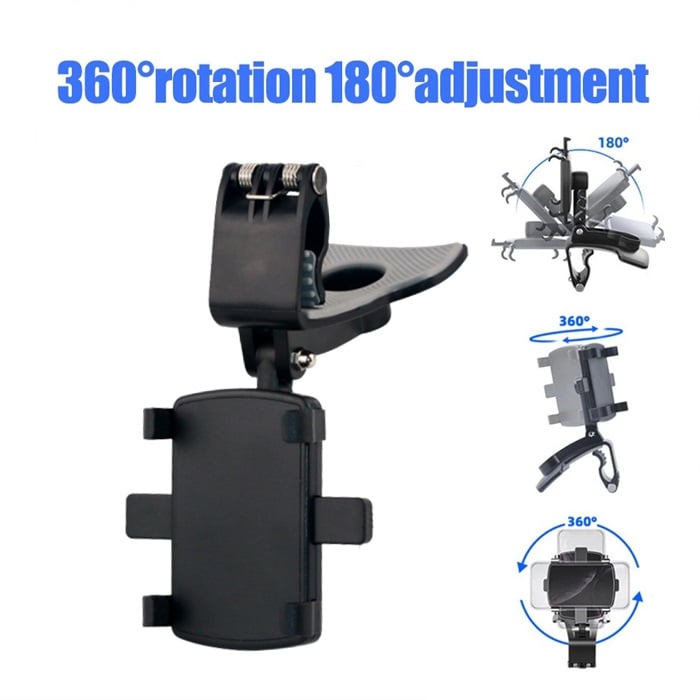 Multifunctional Dashboard Clip-on Car Phone Holder