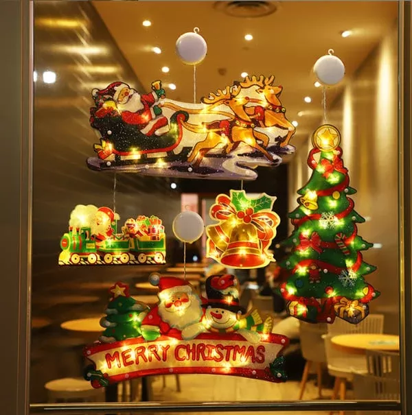 CHRISTMAS PRE-SALE 40%OFF NOW🎄Christmas Window Hanging Lights-ABOXUN