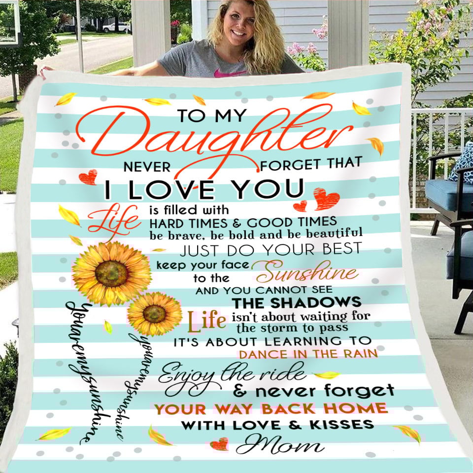 🎁Daughter's Gift - Warm Gift Blanket (49% OFF TODAY)-ABOXUN