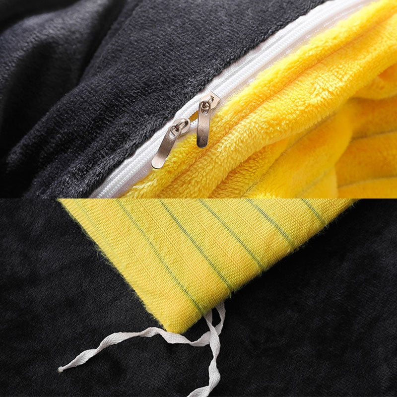 (🔥Big Sale)AB Sided Thicken Corduroy Velvet Winter Bedding Set Full Queen King Size Duvet Cover(Free Shipping)-ABOXUN