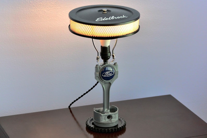 🔧Chevy Piston Lamp - Car Parts Decor | Car Home Lamp | Engine Art