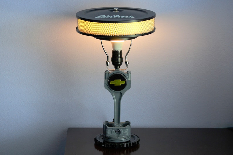 🔧Chevy Piston Lamp - Car Parts Decor | Car Home Lamp | Engine Art