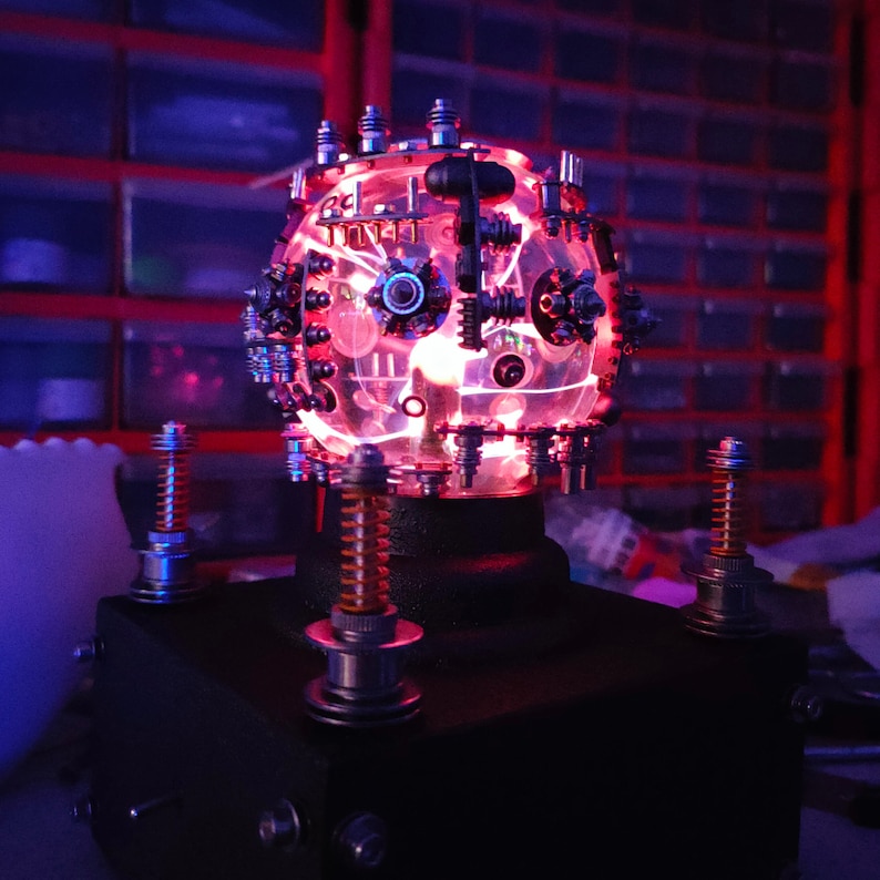 Futuristic plasma ball sci-fi atmosphere light