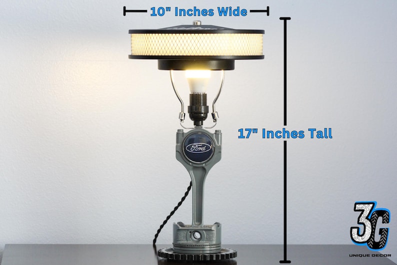 🔧Chevy Piston Lamp - Car Parts Decor | Car Home Lamp | Engine Art