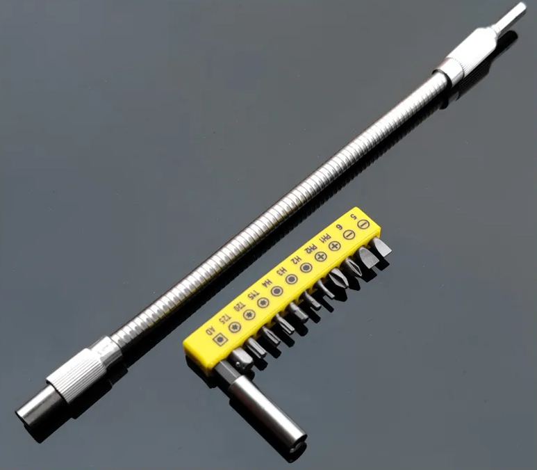 （49% OFF）Hexagonal Shank Metal Flex Universal Extension Bit Holder