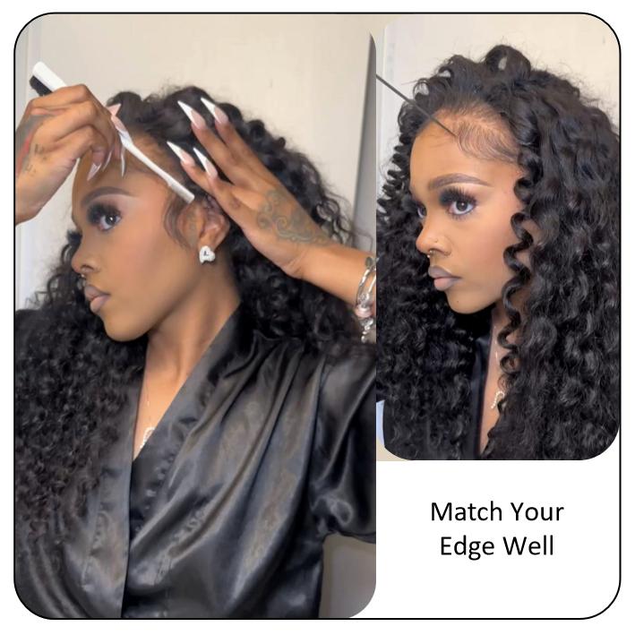 [WEQUEENS] Budget Friendly 10A Grade Brazilian Virgin 100% Human Hair Deep Wave Quick Weave Sew in/Glue in Viral Hair Bundles