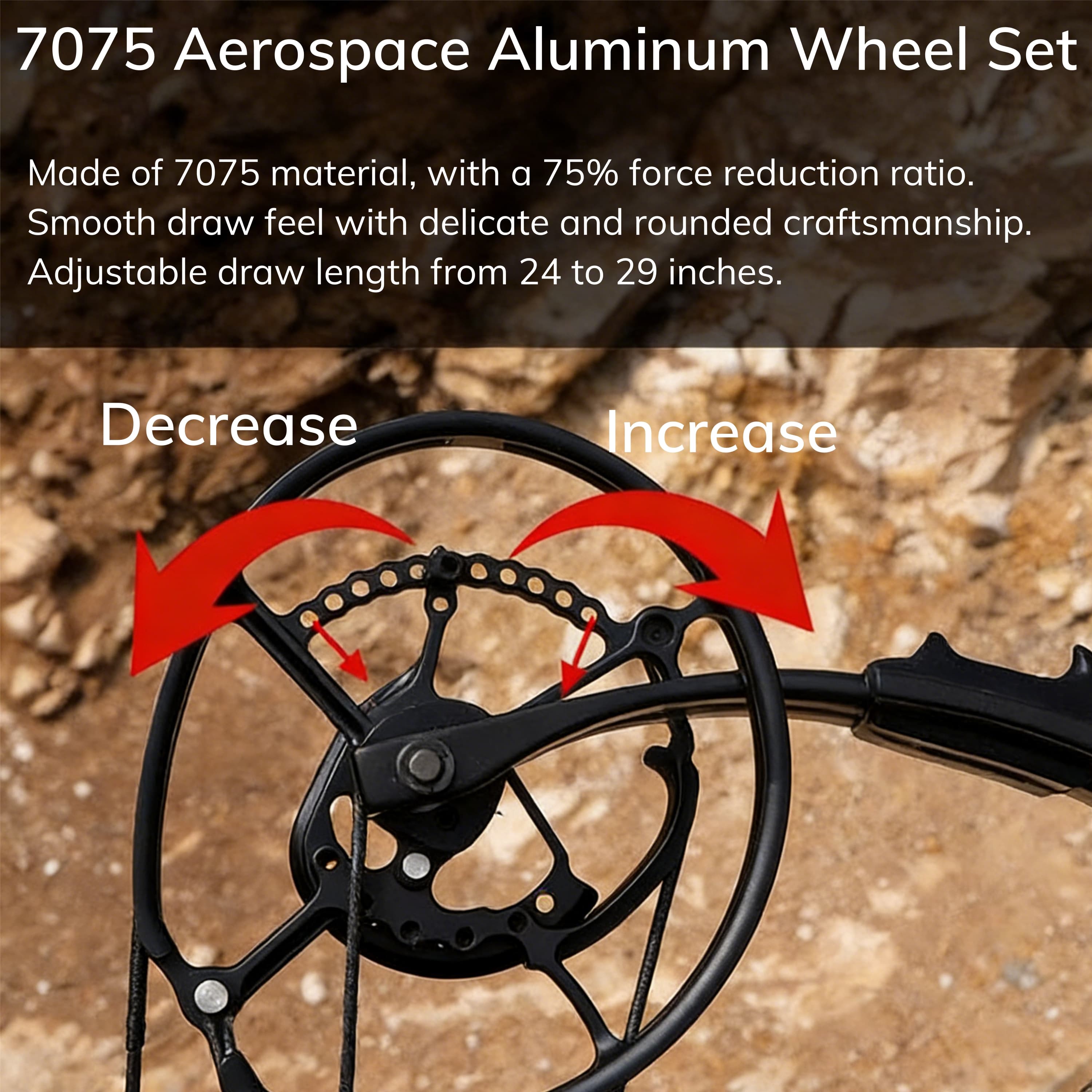 AMEYXGS 50-70lbs Target Compound Bow Kit Hunting Archery