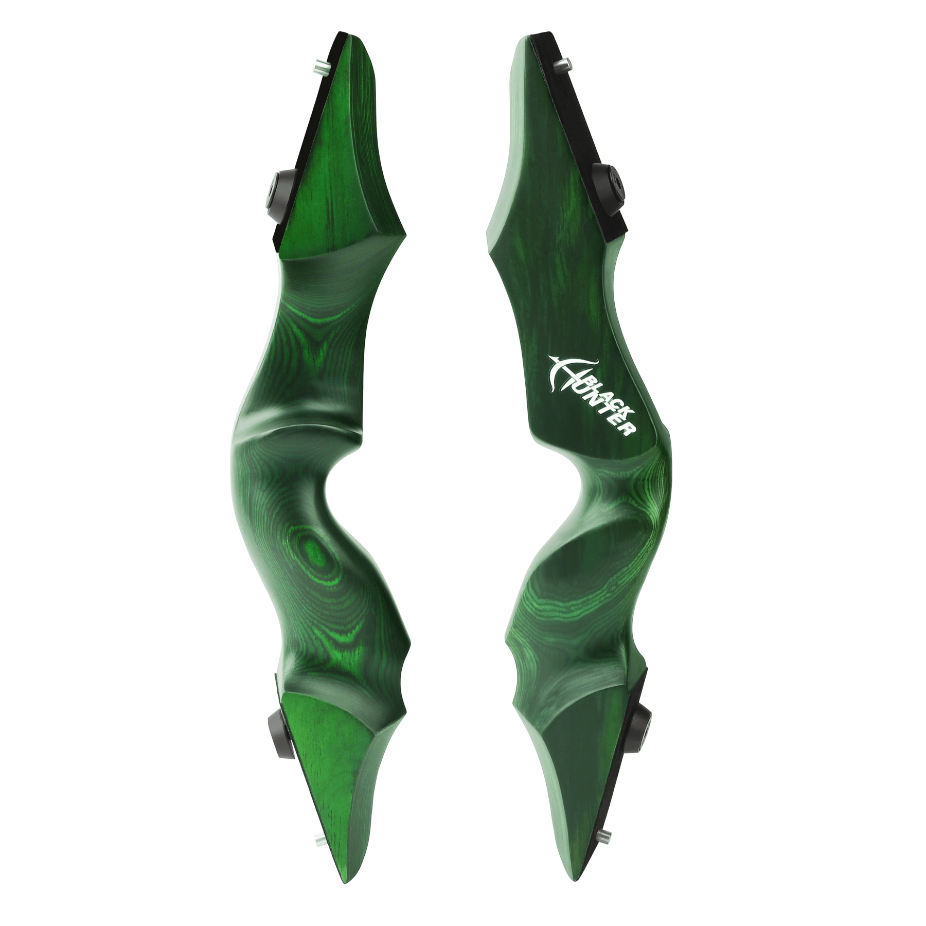 Black Hunter Wooden Recurve Bow 20-60 Lbs Archery Kit