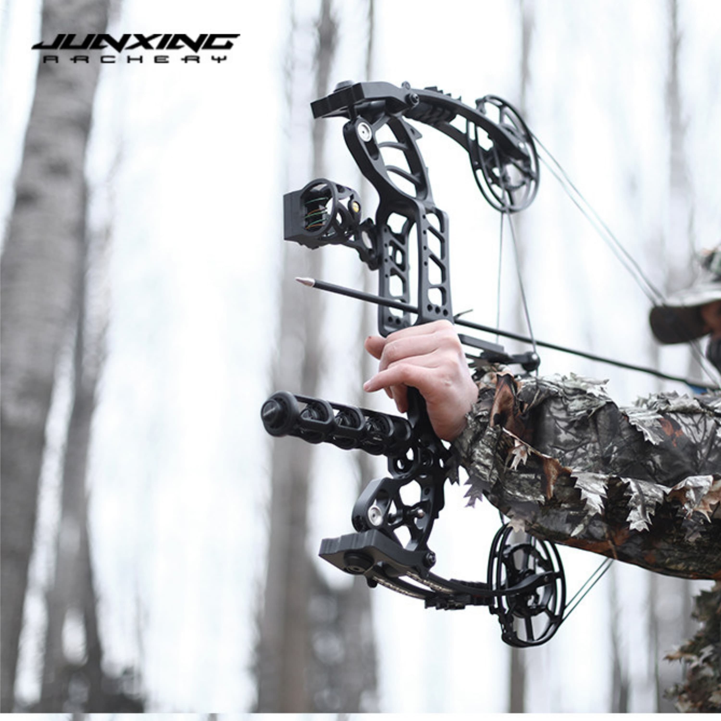 JUNXING 30-70lbs Target Compound Bow Kit Hunting Archery