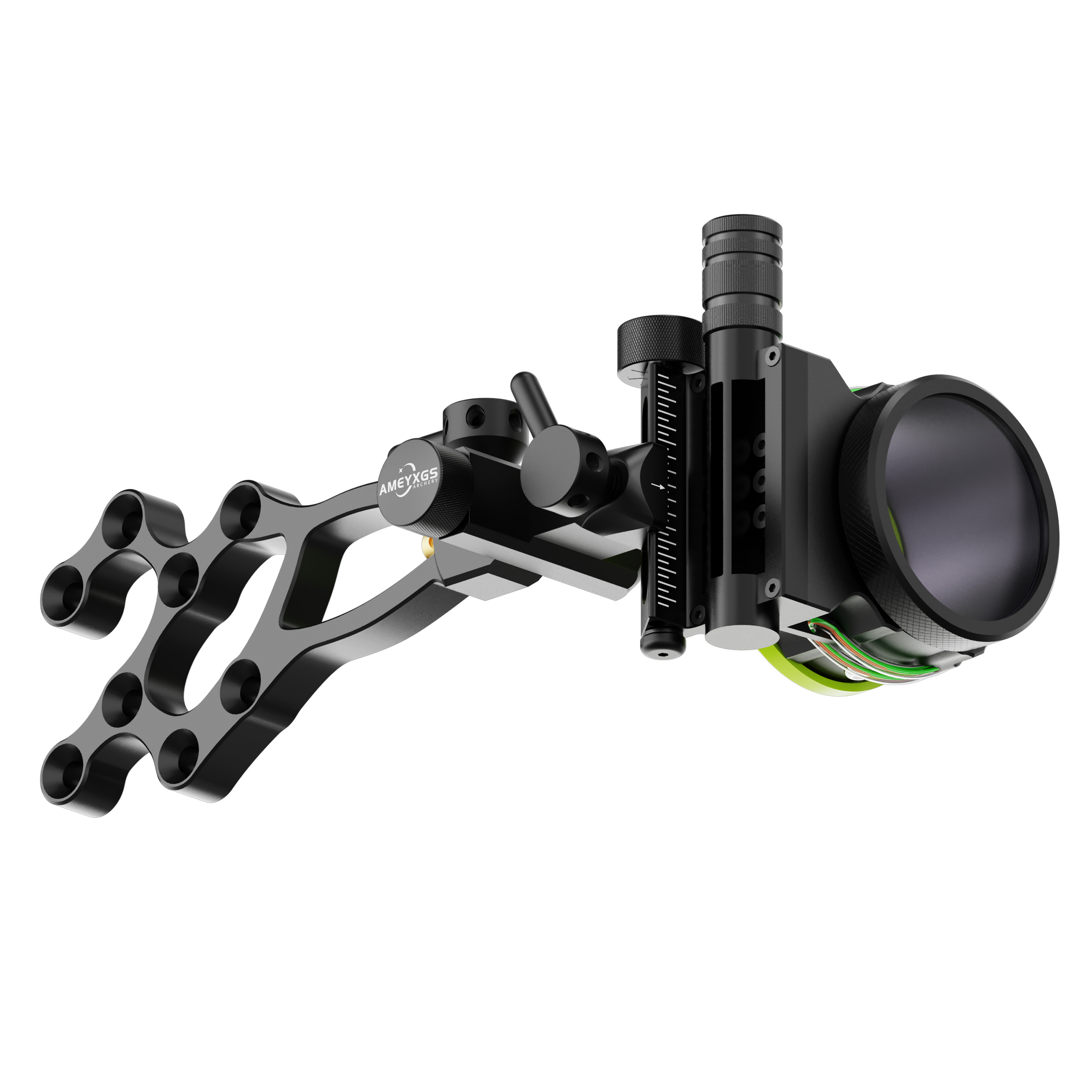 AMEYXGS Micro Adjustable Compound Bow Sight Lens Shooting Target