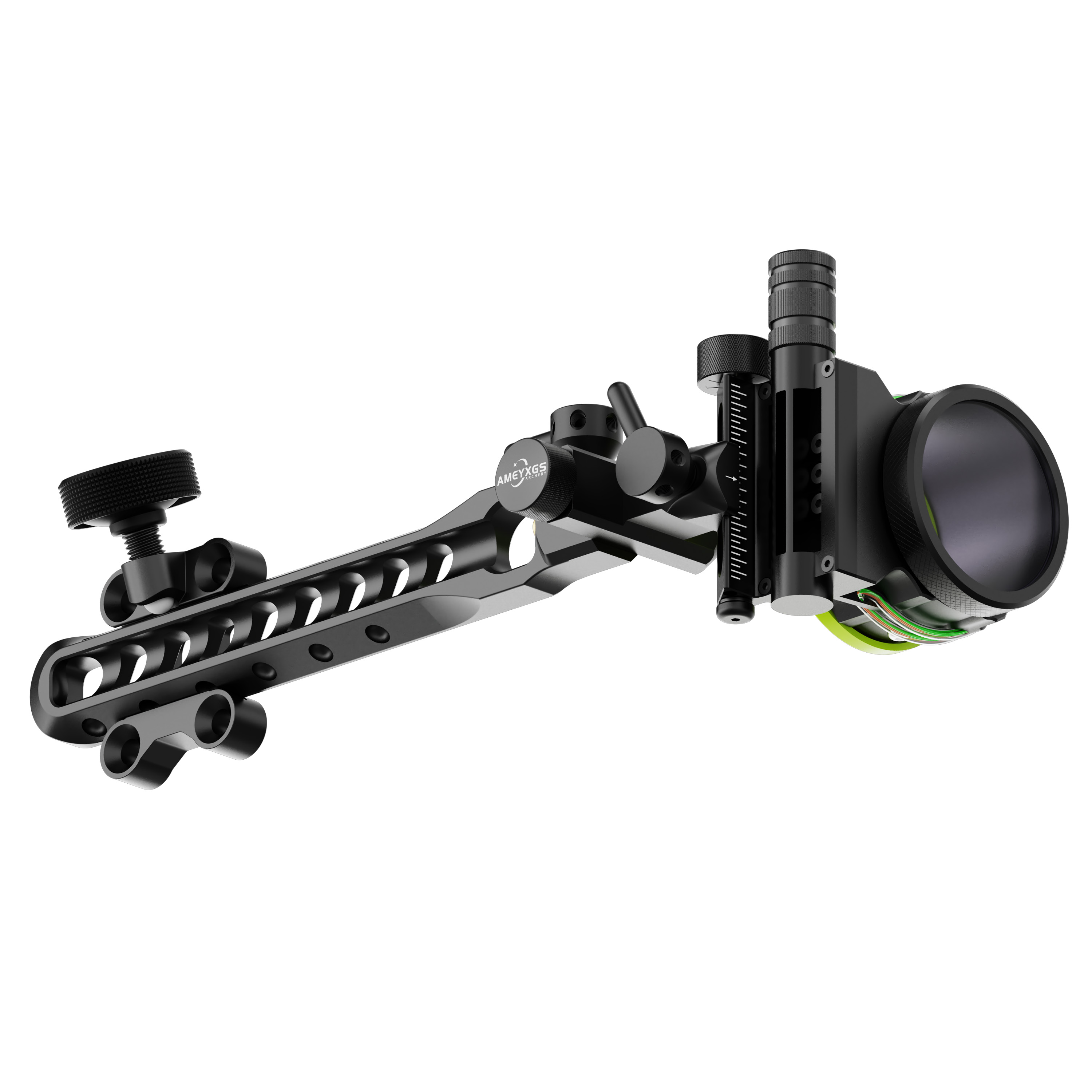 AMEYXGS Micro Adjustable Compound Bow Sight Lens Shooting Target