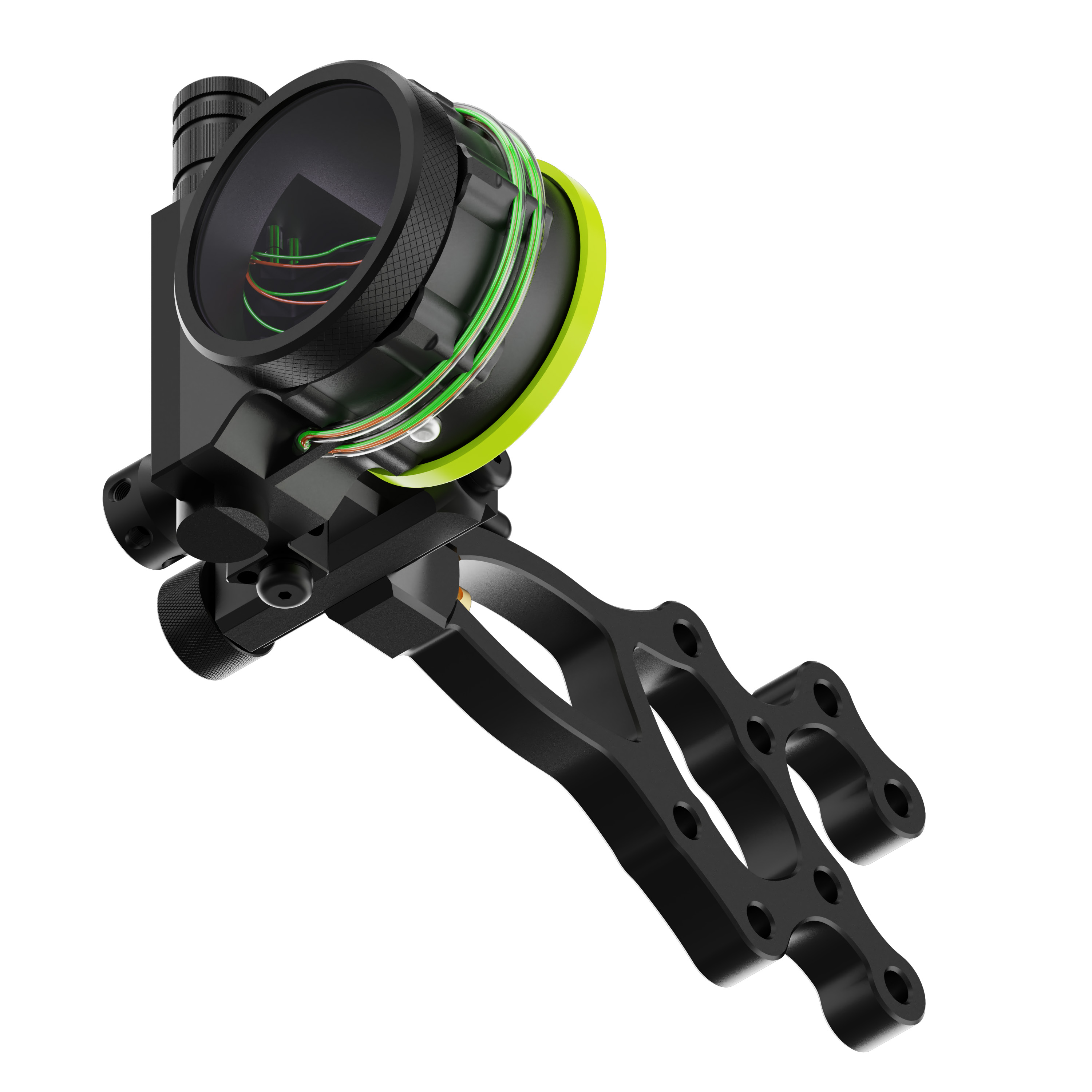 AMEYXGS Micro Adjustable Compound Bow Sight Lens Shooting Target