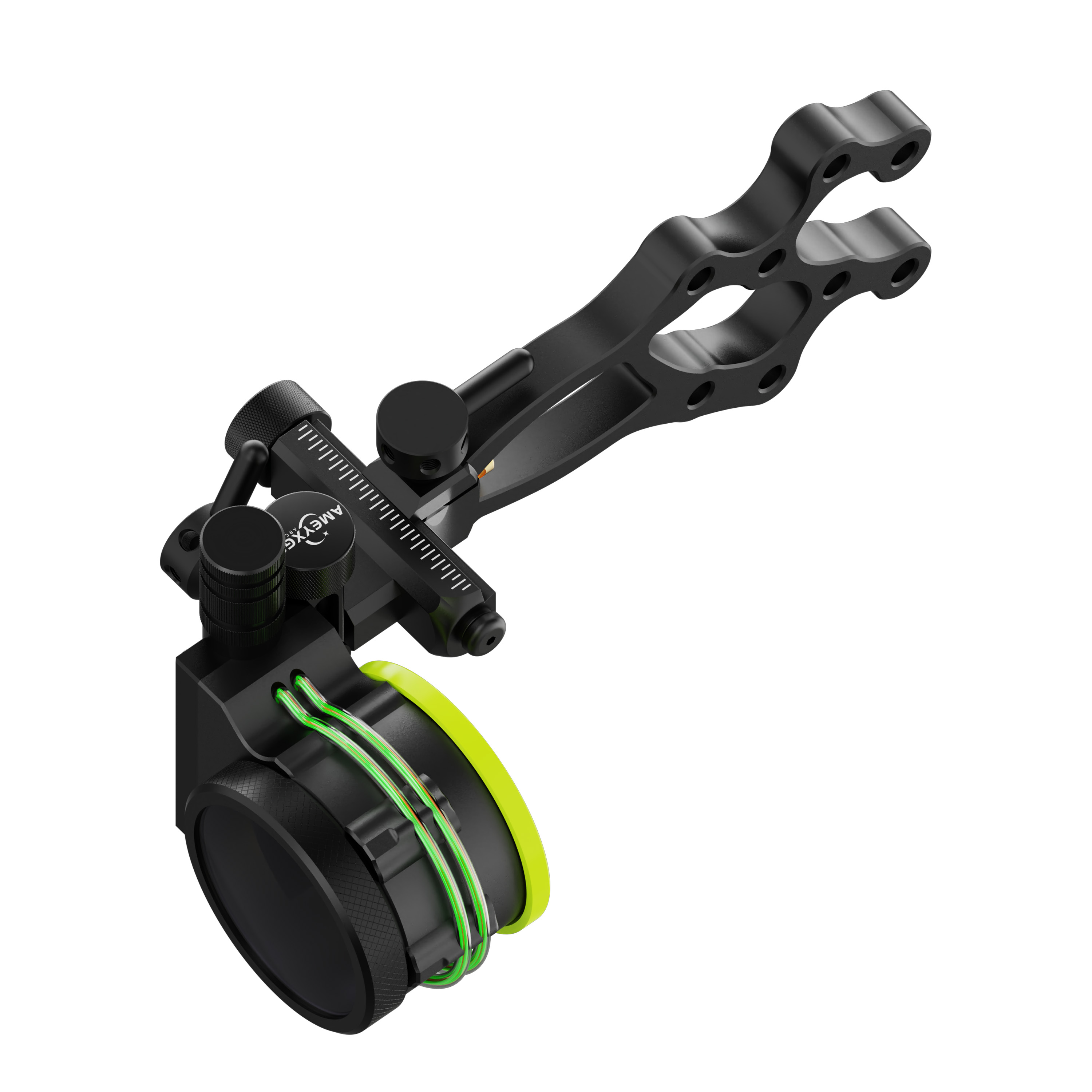 AMEYXGS Micro Adjustable Compound Bow Sight Lens Shooting Target