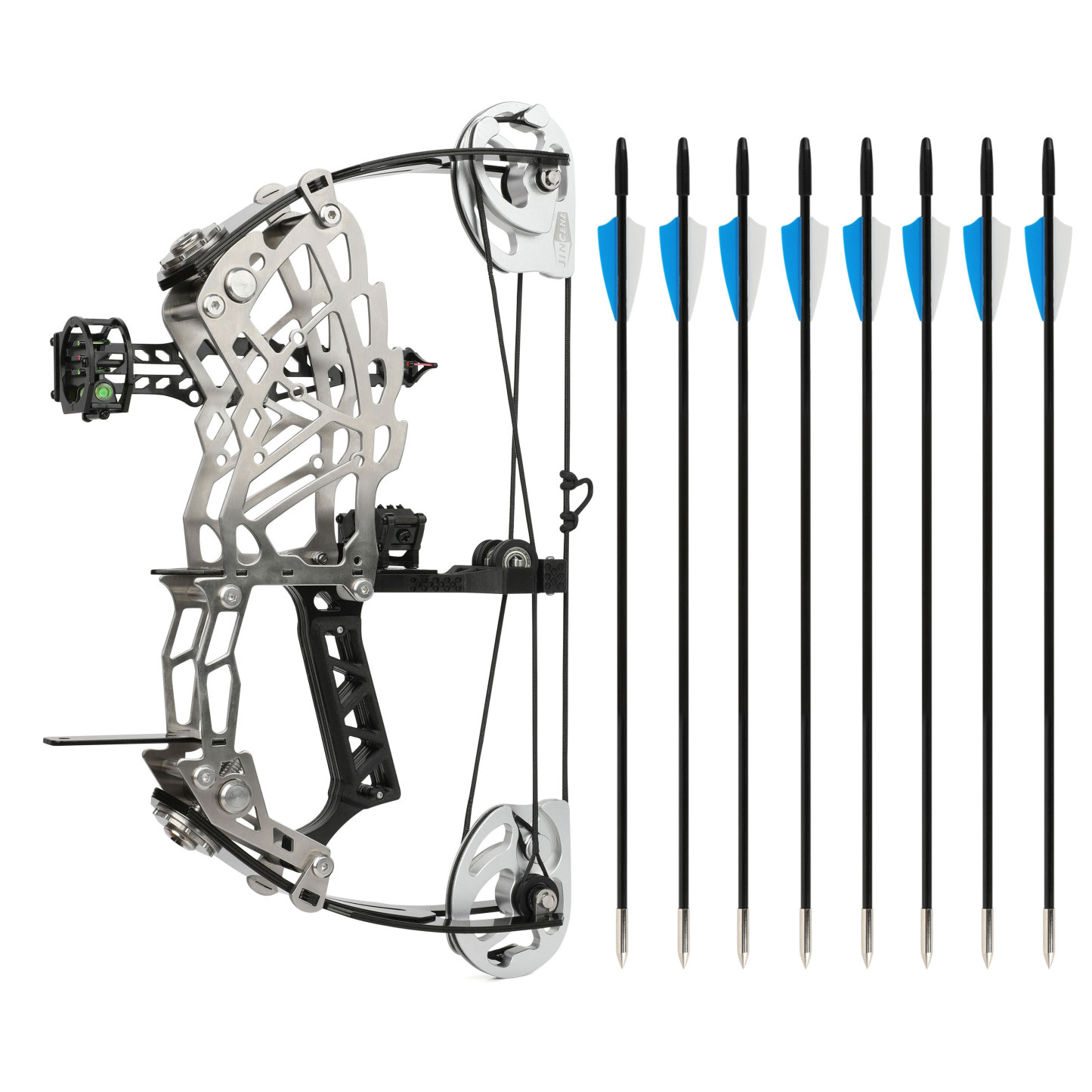 15-32 lbs Adjustable Mini Compound Bow Arrow Set Archery Target Shooting