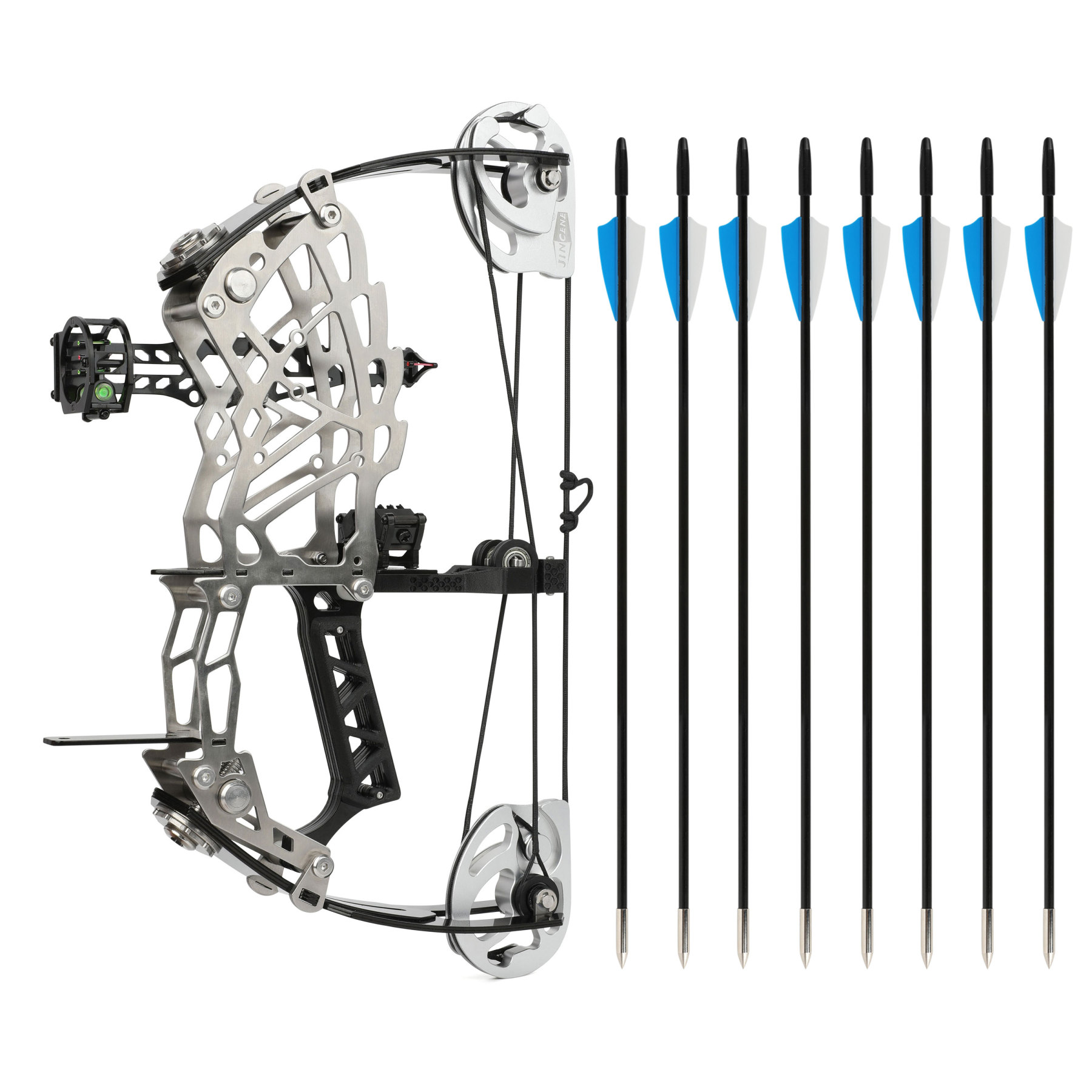 15-32 lbs Adjustable Mini Compound Bow Arrow Set Archery Target Shooting