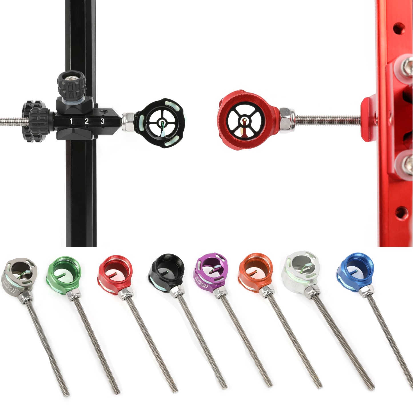 Recurve Bow Scope Sight 0.019" Optical Fiber Bow Target Hunting