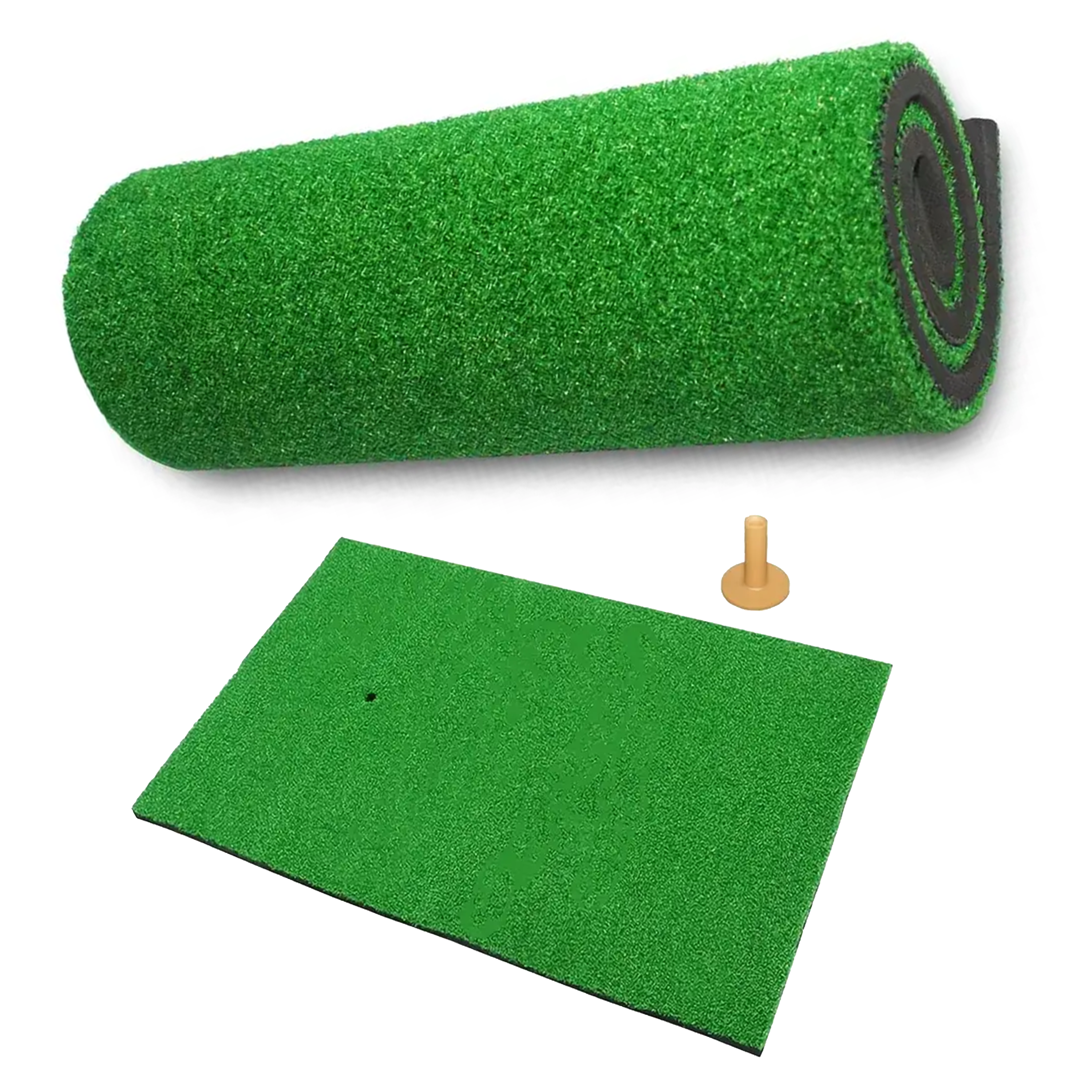 Artificial Turf Golf Training Mat Portable Practice Pad Tee Indoor use