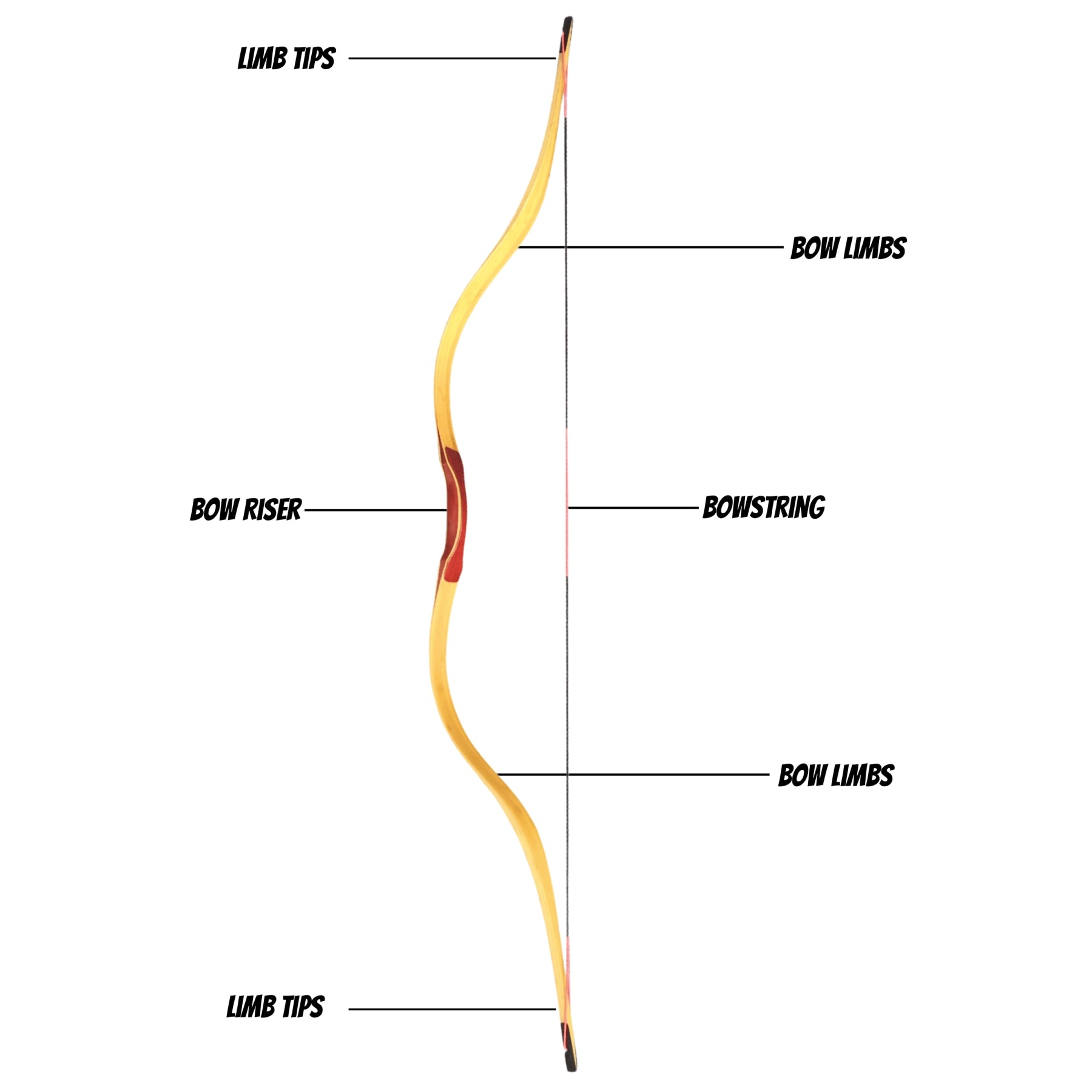 Traditional Bow Kit Archery 15-50lbs LongBow Hunting