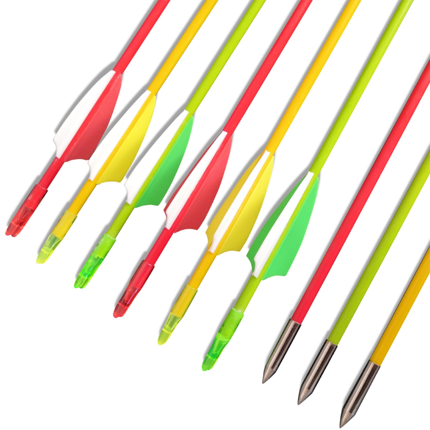 Fiberglass Arrows Archery Quiver Safety Target Practice 