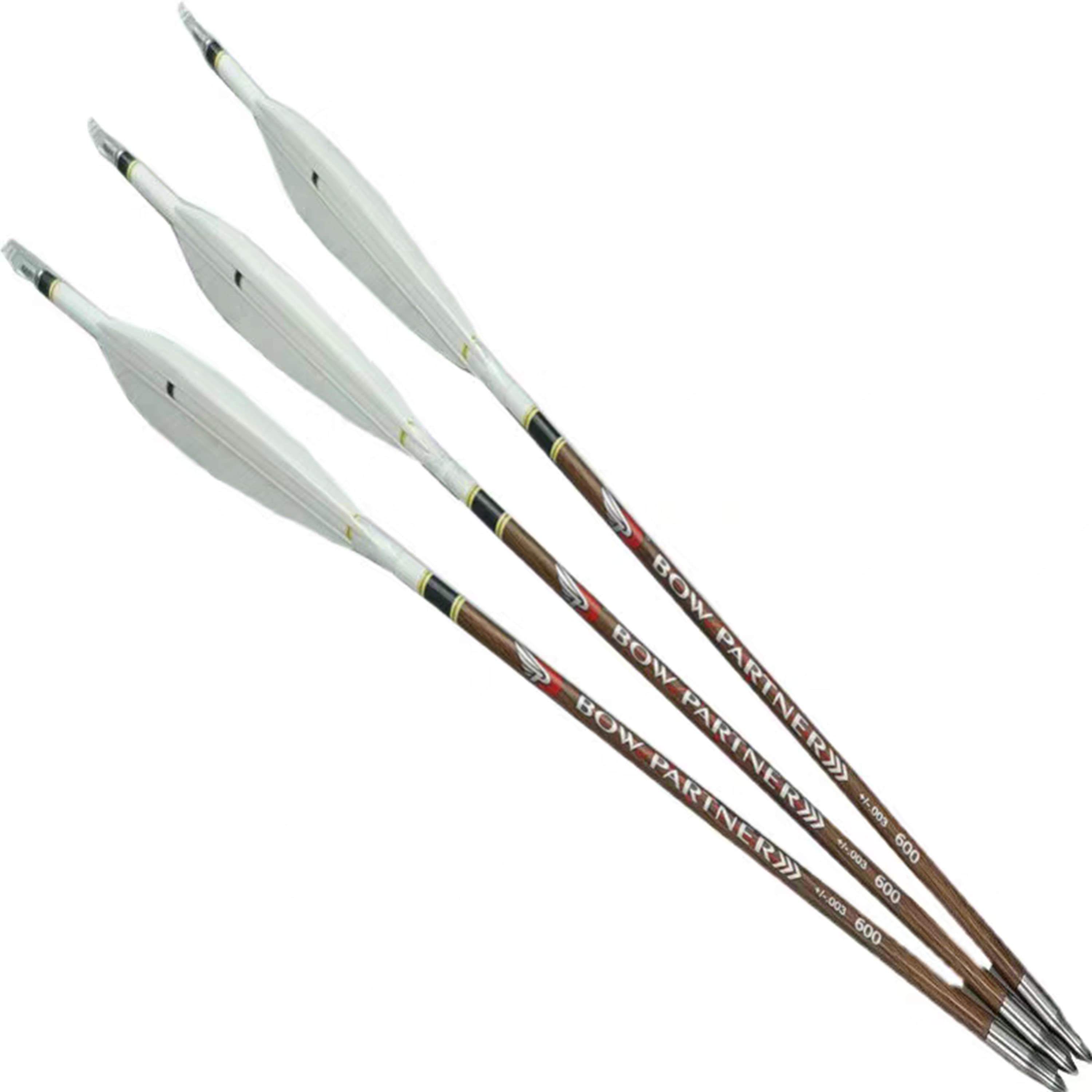Zhan Ge Carbon Arrow Turkey feather Hunting Arrow Spine500-800
