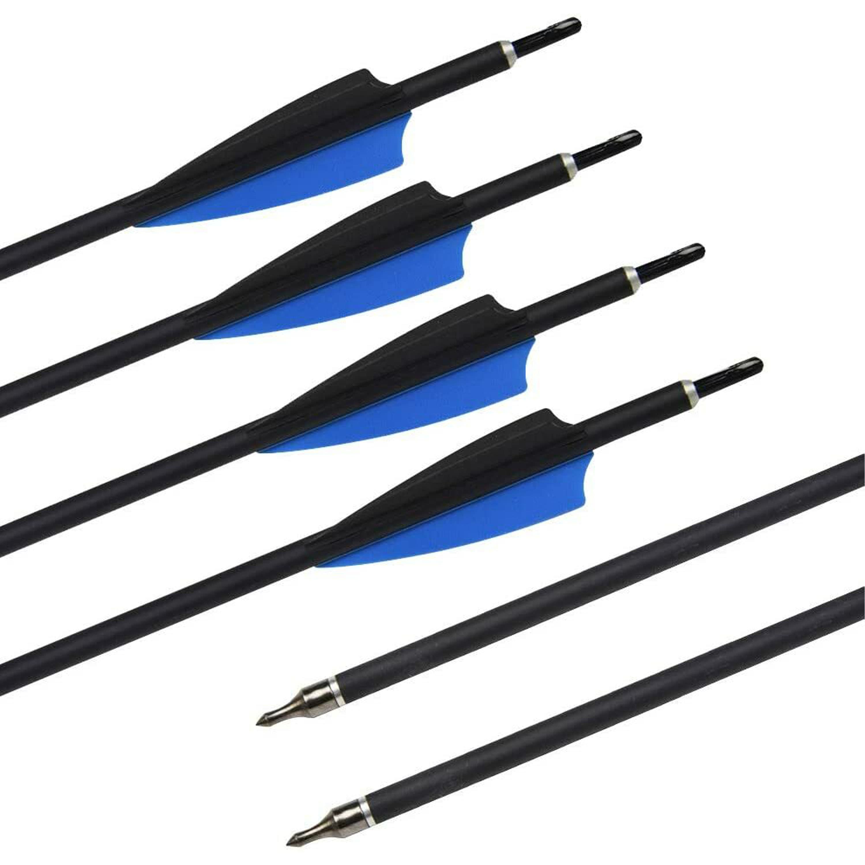 Archery Carbon Arrows SP500 Hunting Arrows 30" Target 12X