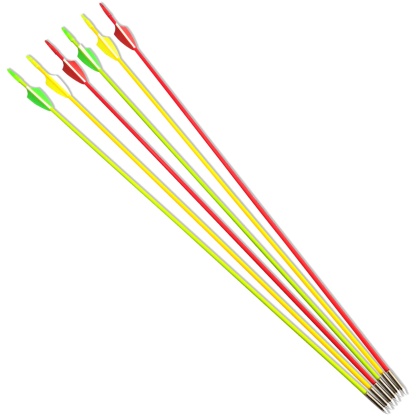 Fiberglass Arrows Archery Quiver Safety Target Practice 