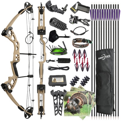 JUNXING M131 Compound Bow Kit Arrows 30-55 Lbs Hunting