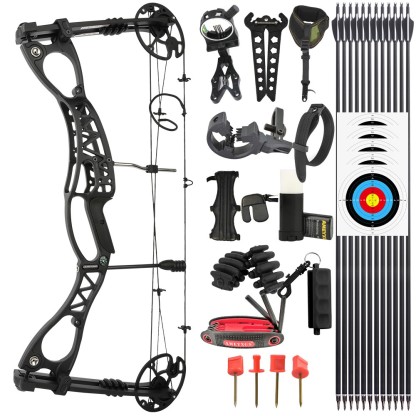 Junxing M126 Compound Bow Kit for Hunting & Target Shooting