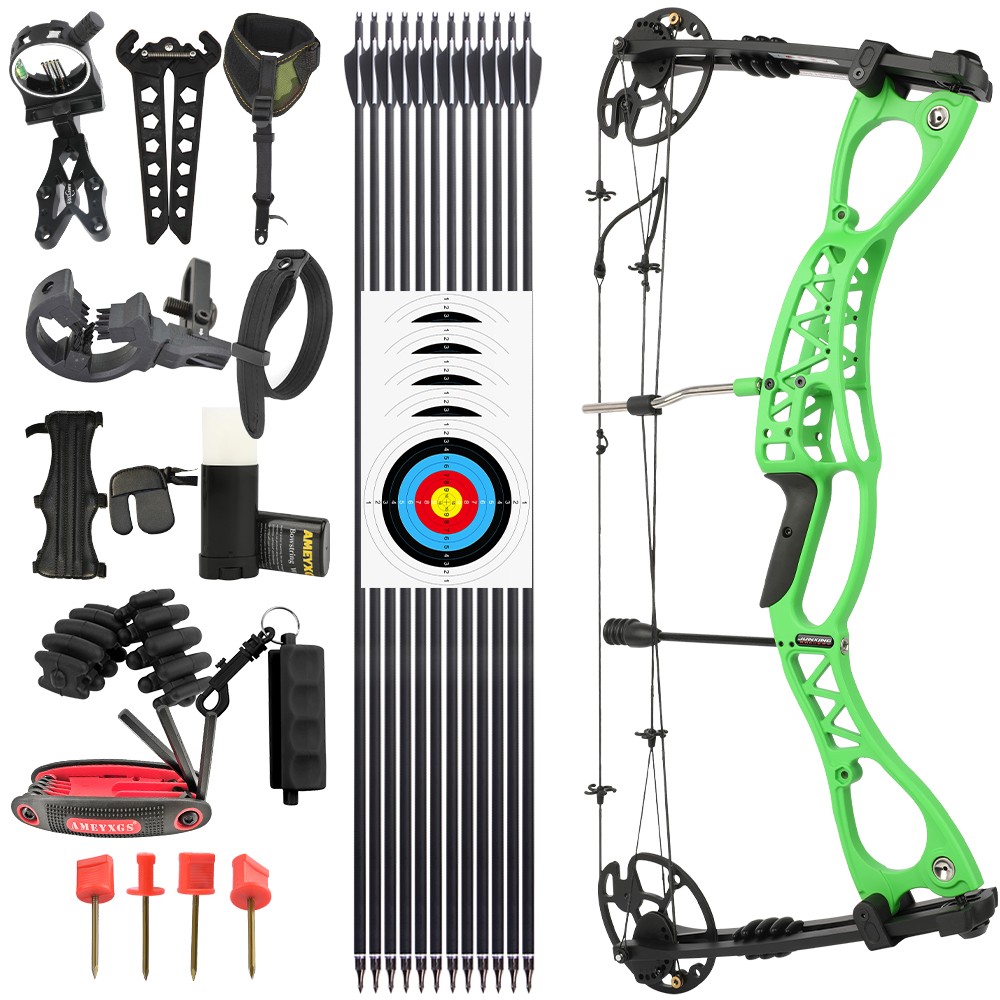Junxing M126 Compound Bow Kit for Hunting & Target Shooting