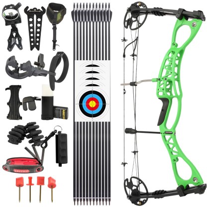 Junxing M126 Compound Bow Kit for Hunting & Target Shooting