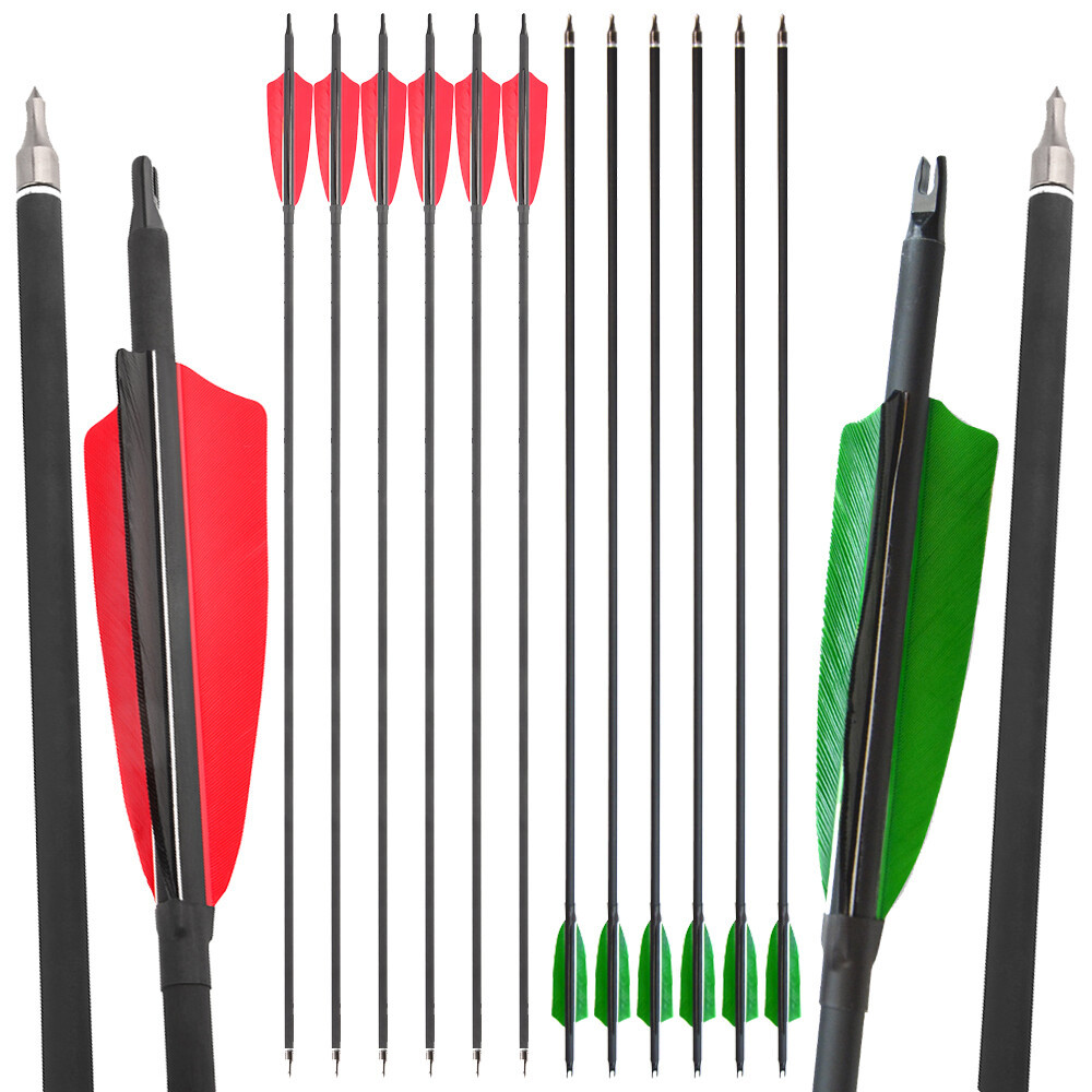 Carbon Arrows Turkey Feather Target Hunting SP500 31"