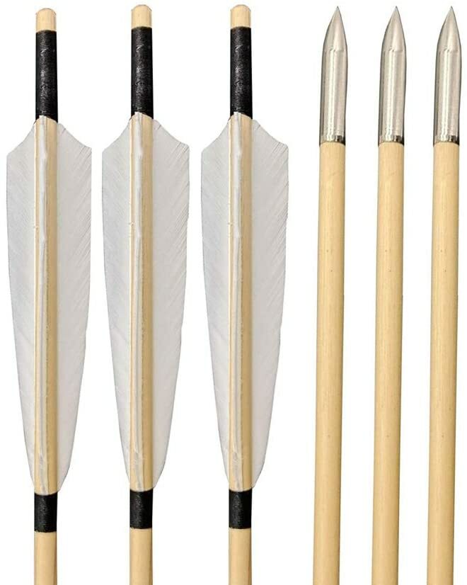 Archery Handmade Turkey Feather Wood Arrows