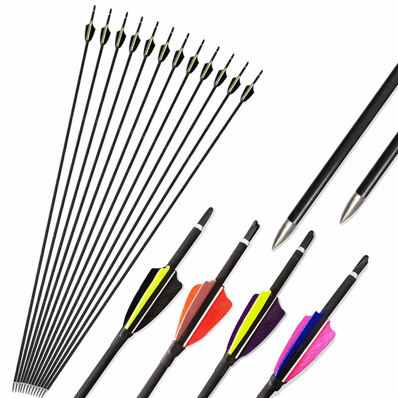 Spine 900 Carbon Arrow Archery Completion Arrow Practice
