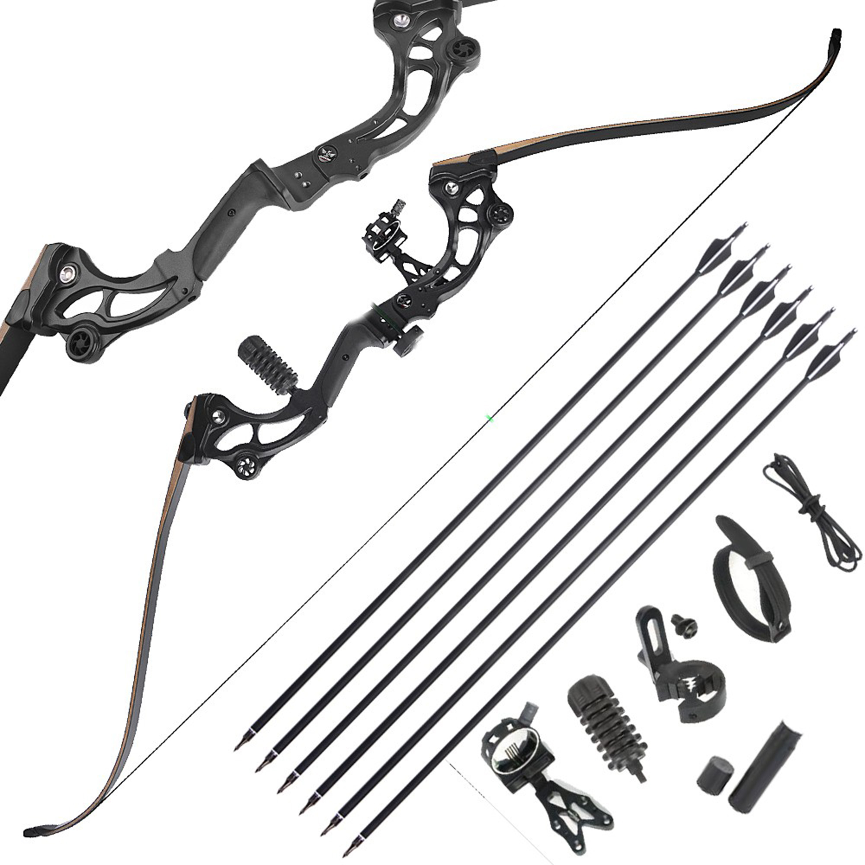 JUNXING F163 Hunting Recurve Bow 64'' 50lbs