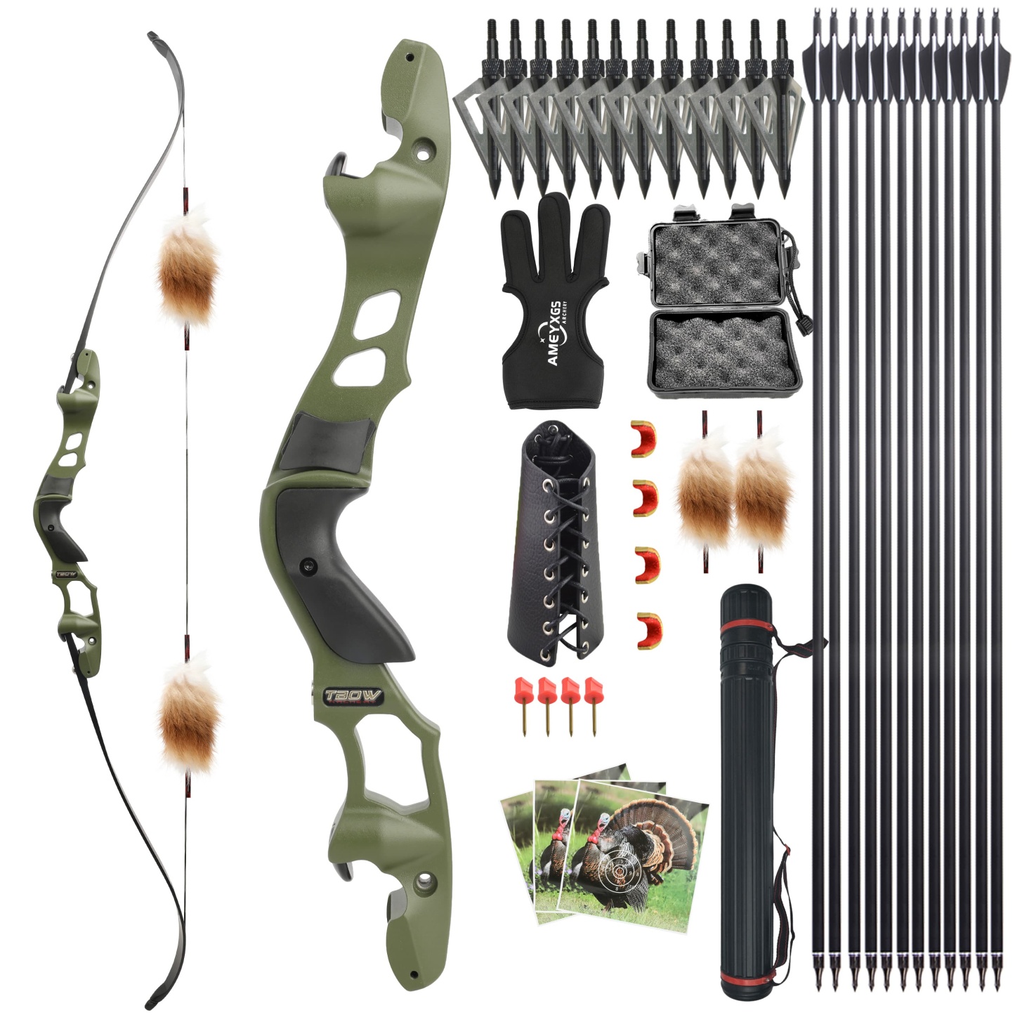TBOW ILF Hunting  Complete Archery Kit for Beginner 25-60lbs