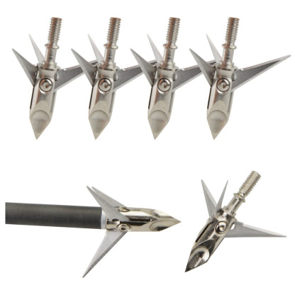 6X Archery Hunting Broadheads Blade Arrowheads Shooting Target