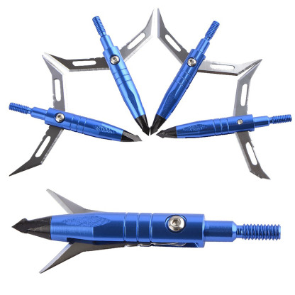6X Archery Hunting Broadheads Blade Arrowheads Shooting Target