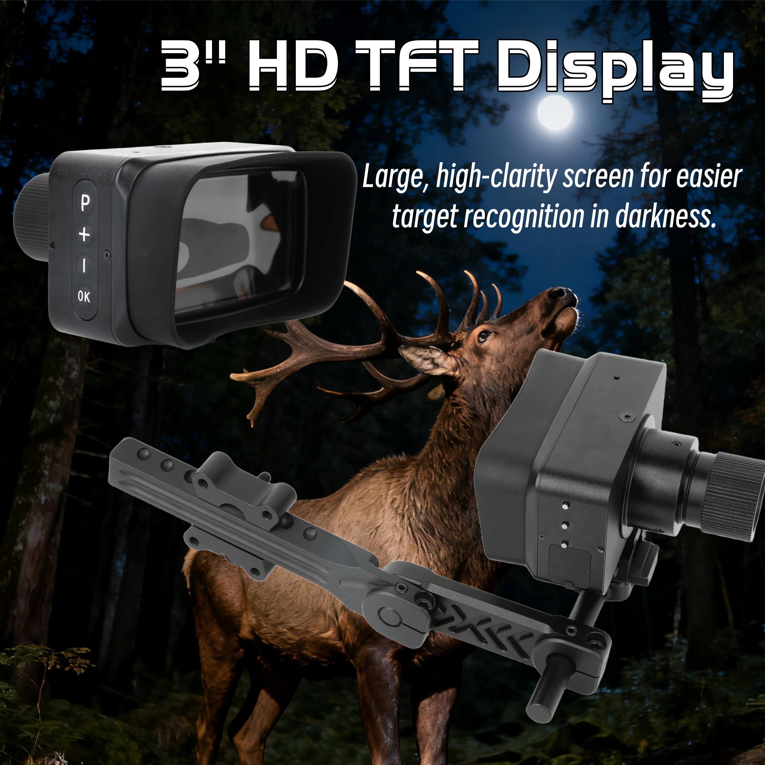 Hunting Night Mirror Vision 4K 5X Optical Zoom