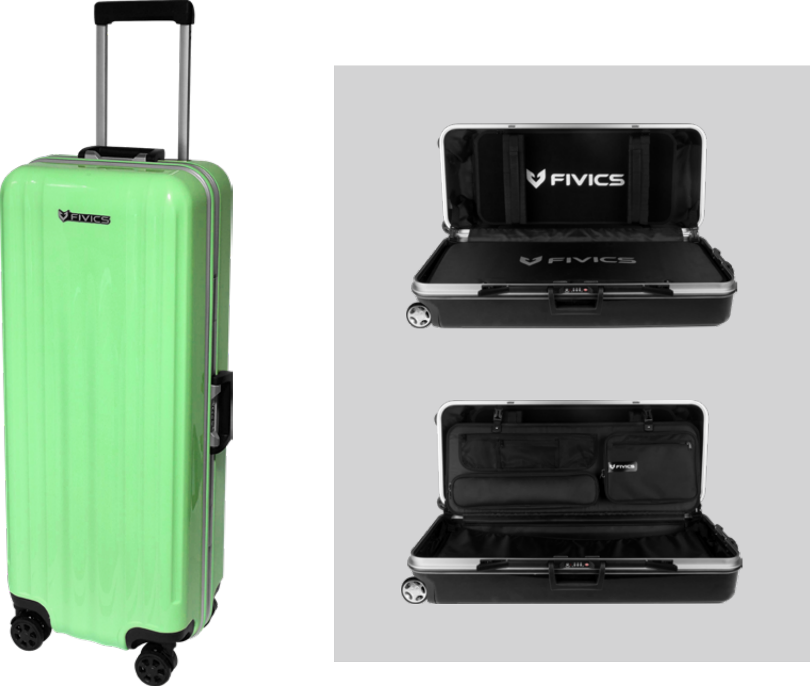 FIVICS AEGIS Airline-Ready Hard Bow Case with Wheels – Single or Double Bow