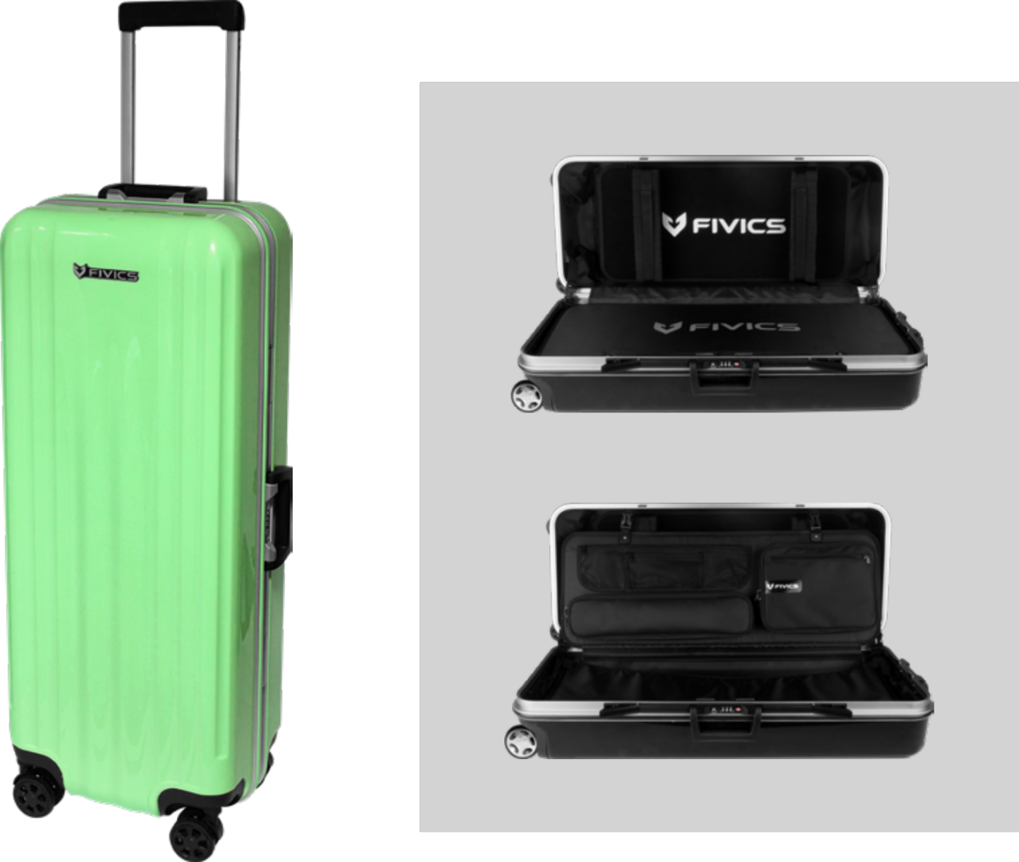 FIVICS AEGIS Airline-Ready Hard Bow Case with Wheels – Single or Double Bow