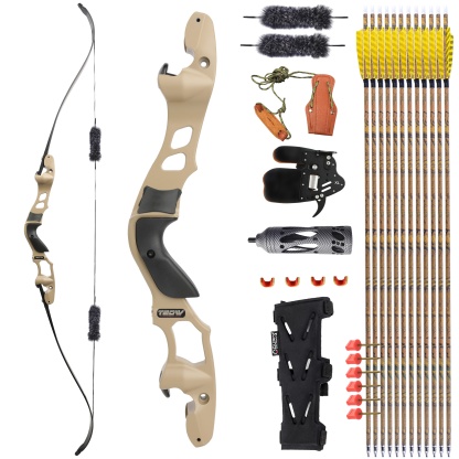 TBOW 62" ILF Hunting Archery Kit for Beginner 25-60lbs